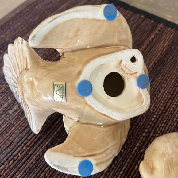 Ceramic Vintage turtle doves made in Japan - Picture 6 of 7